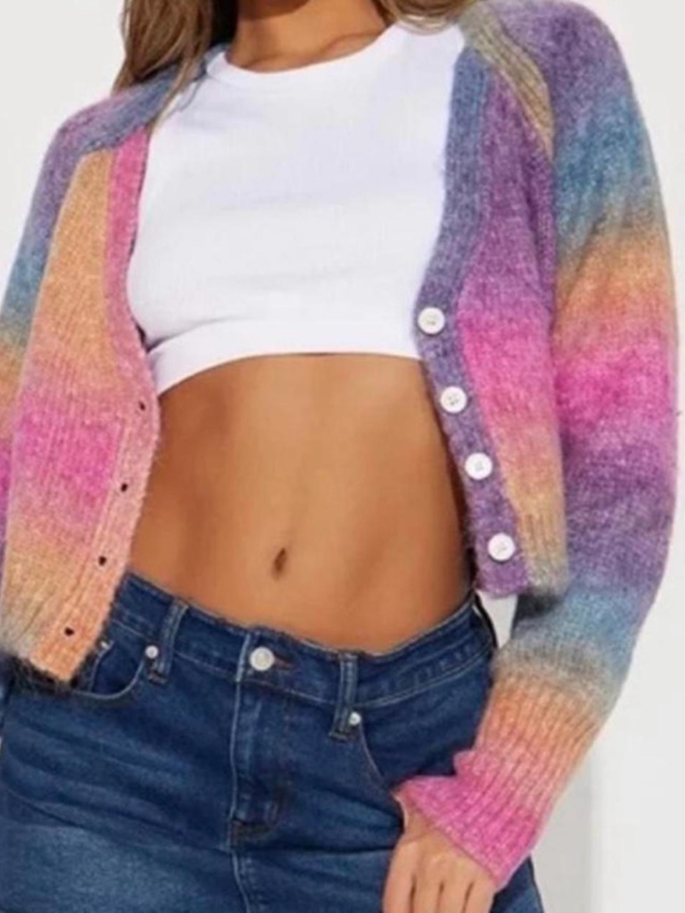 RAINBOW CARDIGAN - NEW